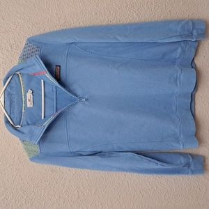 Vineyard Vines Original Patchwork Quilted Shep Quarter Zip Pullover Womens small